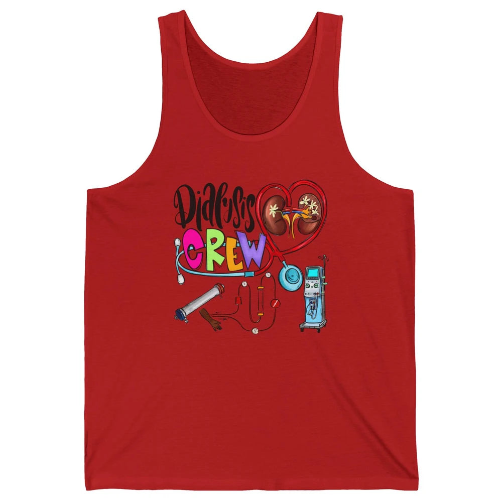 Kidney Dialysis Crew Dialysis Tech Nephrology Hemodialysis Unisex Jersey Tank