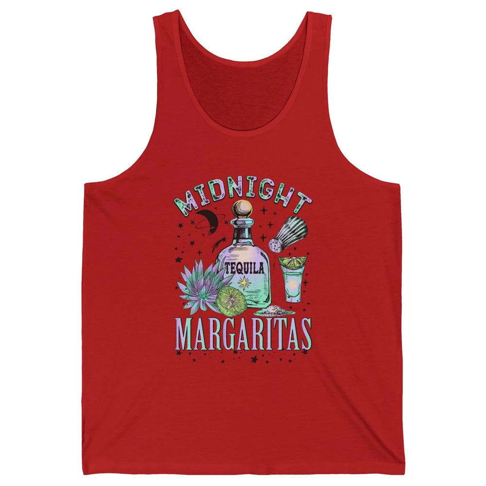 Midnight Tequila Margaritas Lime Tequila Drink Magic Witches Unisex Jersey Tank