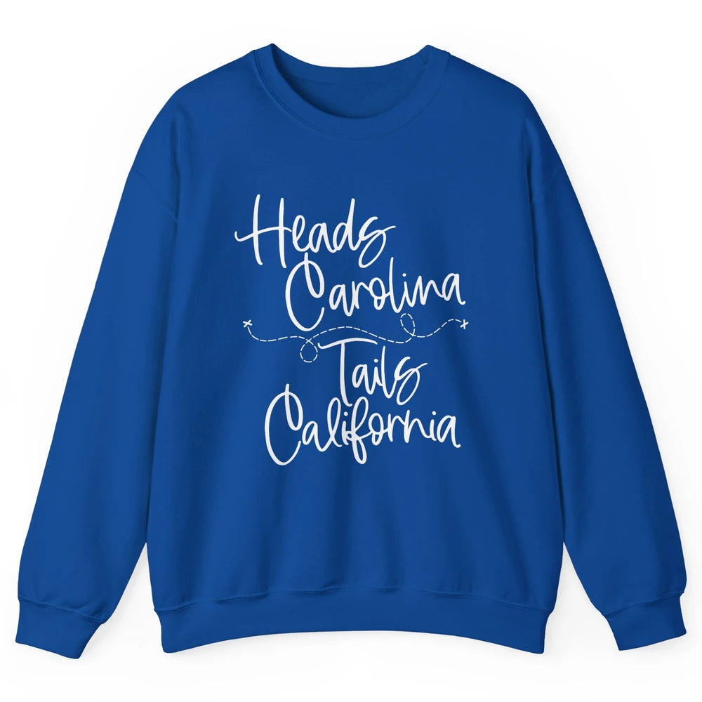 Vintage Heads Carolina Tail California Summer Beach Paradise Unisex Crewneck Sweatshirt