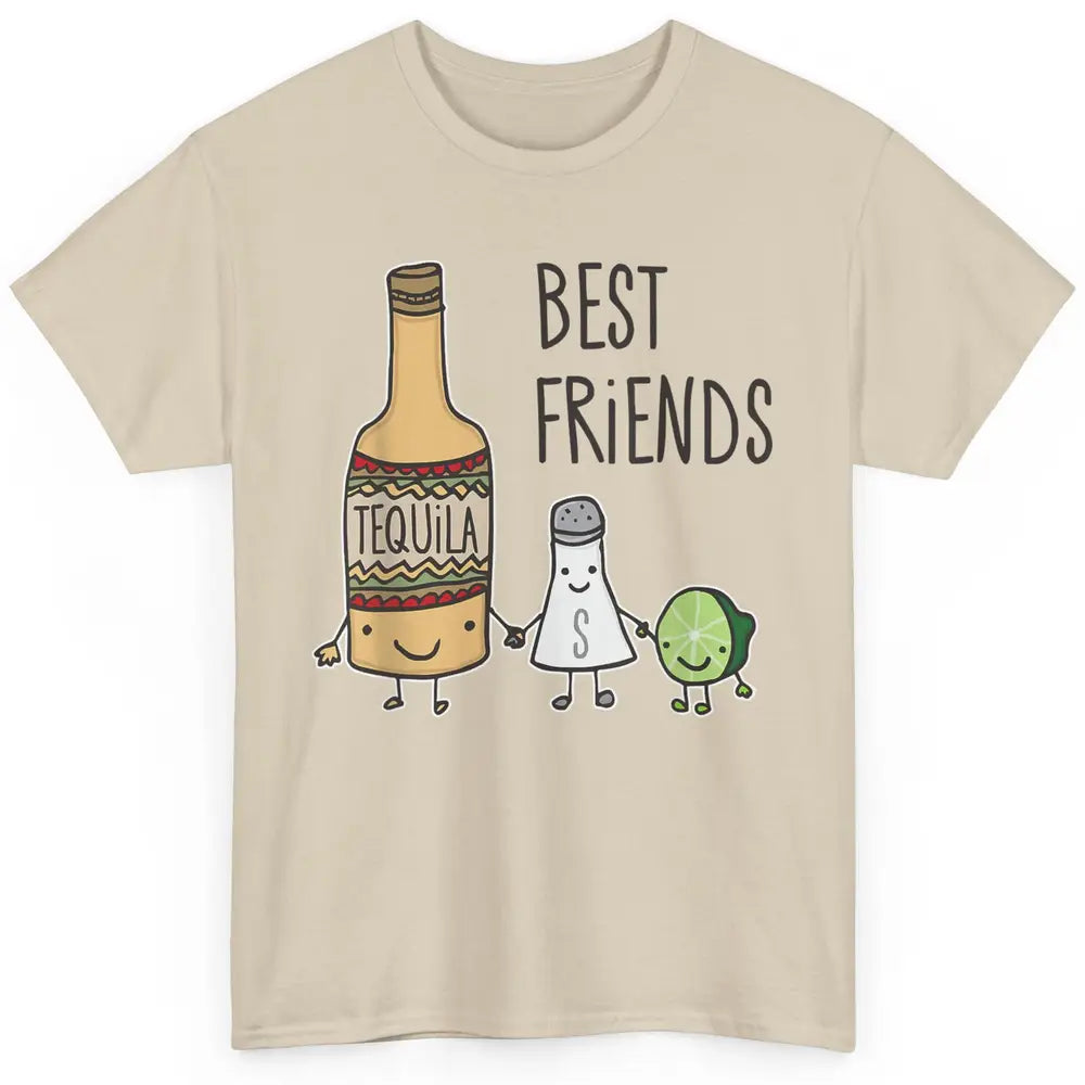 Best Friends Tequila Salt Lime Margarita Drink Wine Pun Joke Classic Unisex T-Shirt