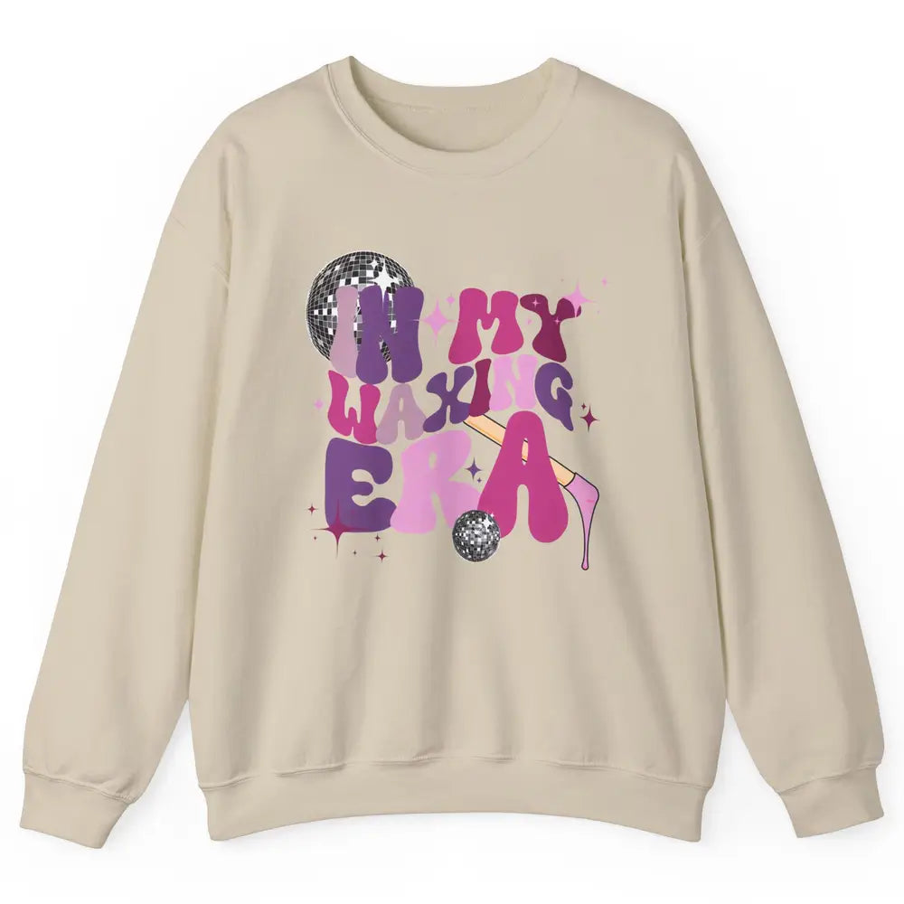 Wax Specialist Esthetician In My Waxing Era Western Waxer Unisex Crewneck Sweatshirt