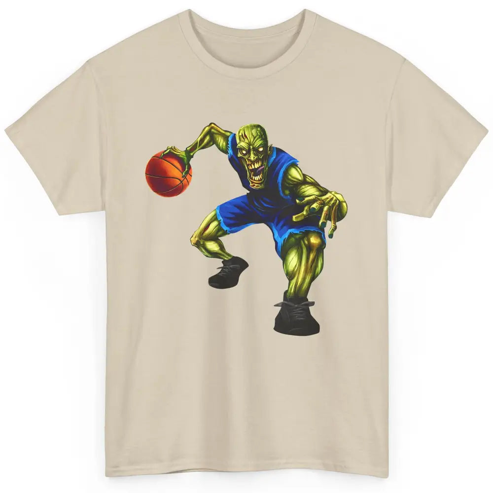 Zombie Basketball Halloween Basketball Players Scary Costume Classic Unisex T-Shirt