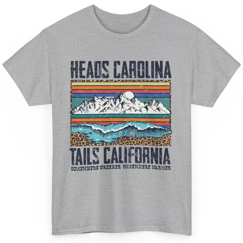 Vintage Heads Carolina Tail California Summer Beach Paradise Classic Unisex T-Shirt