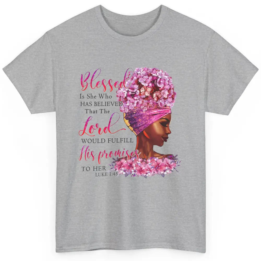 Black Girl In The Midst Of Storm Believe In God Christian Classic Unisex T-Shirt