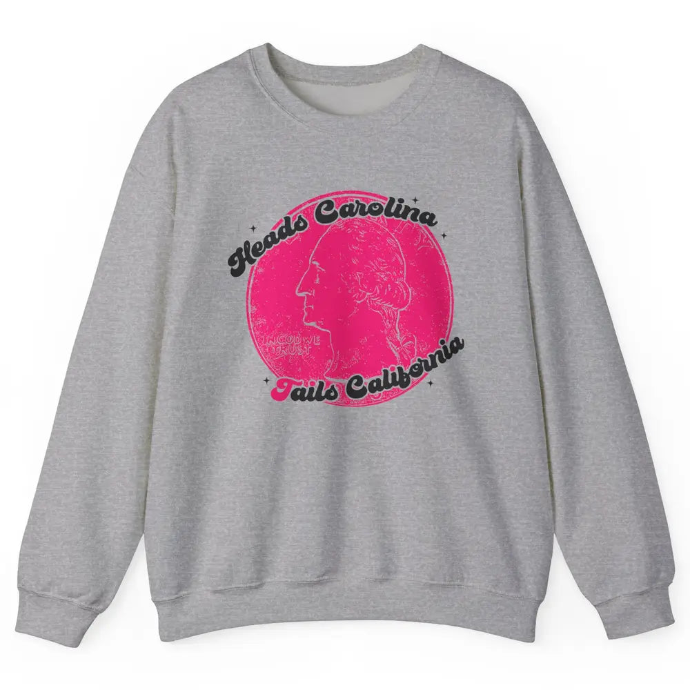 Vintage Heads Carolina Tail California Western Country Unisex Crewneck Sweatshirt
