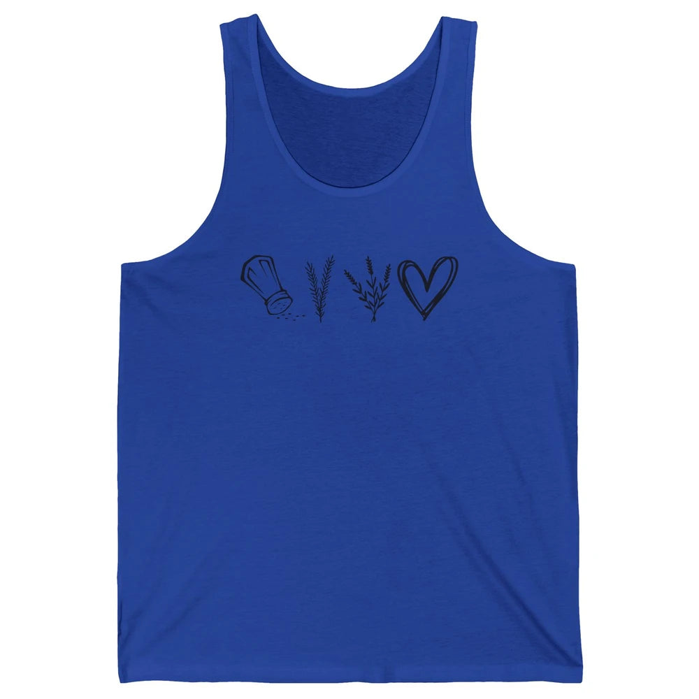 Practical Magic Witch Salt Rosemary Lavender Love Gardening Unisex Jersey Tank