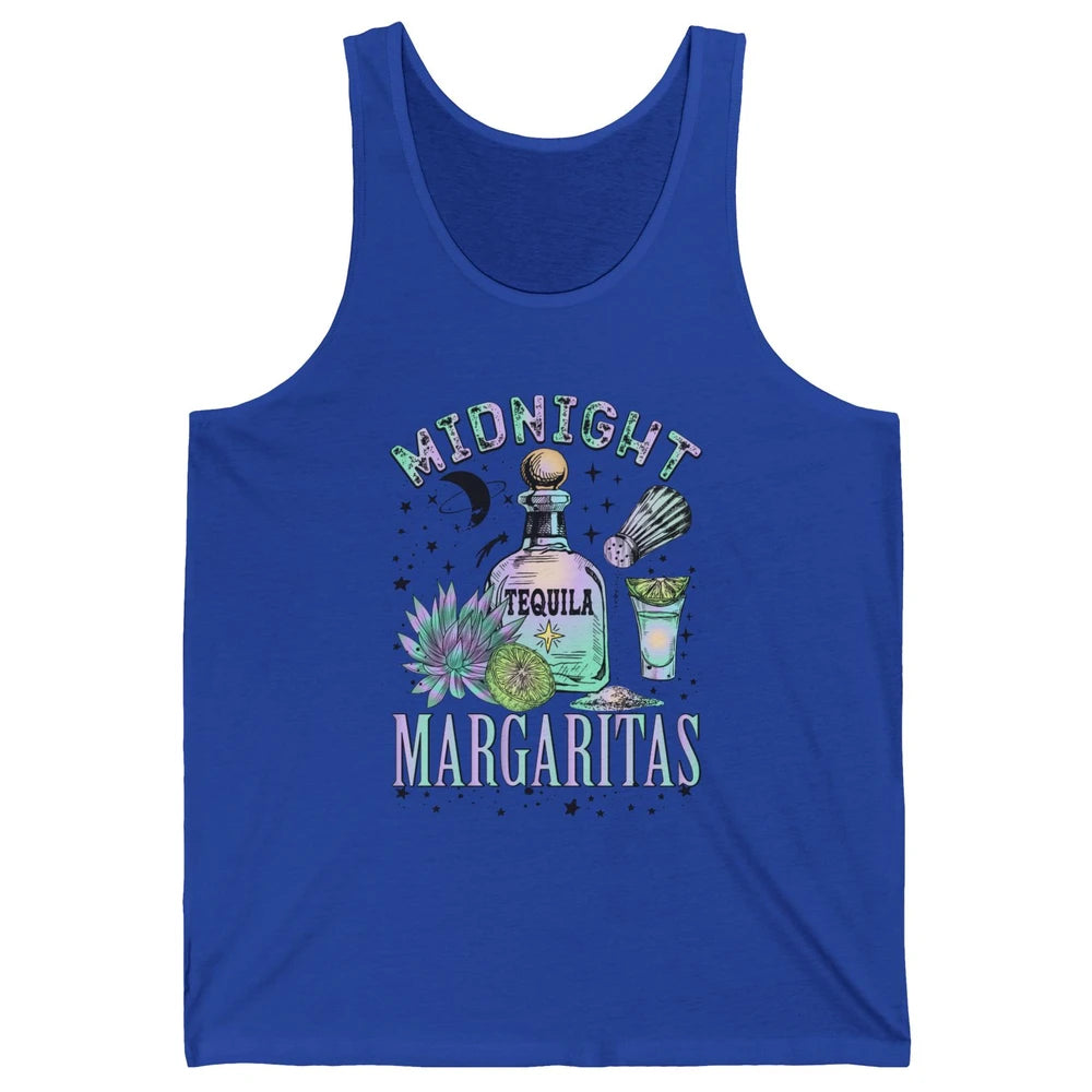 Midnight Tequila Margaritas Lime Tequila Drink Magic Witches Unisex Jersey Tank