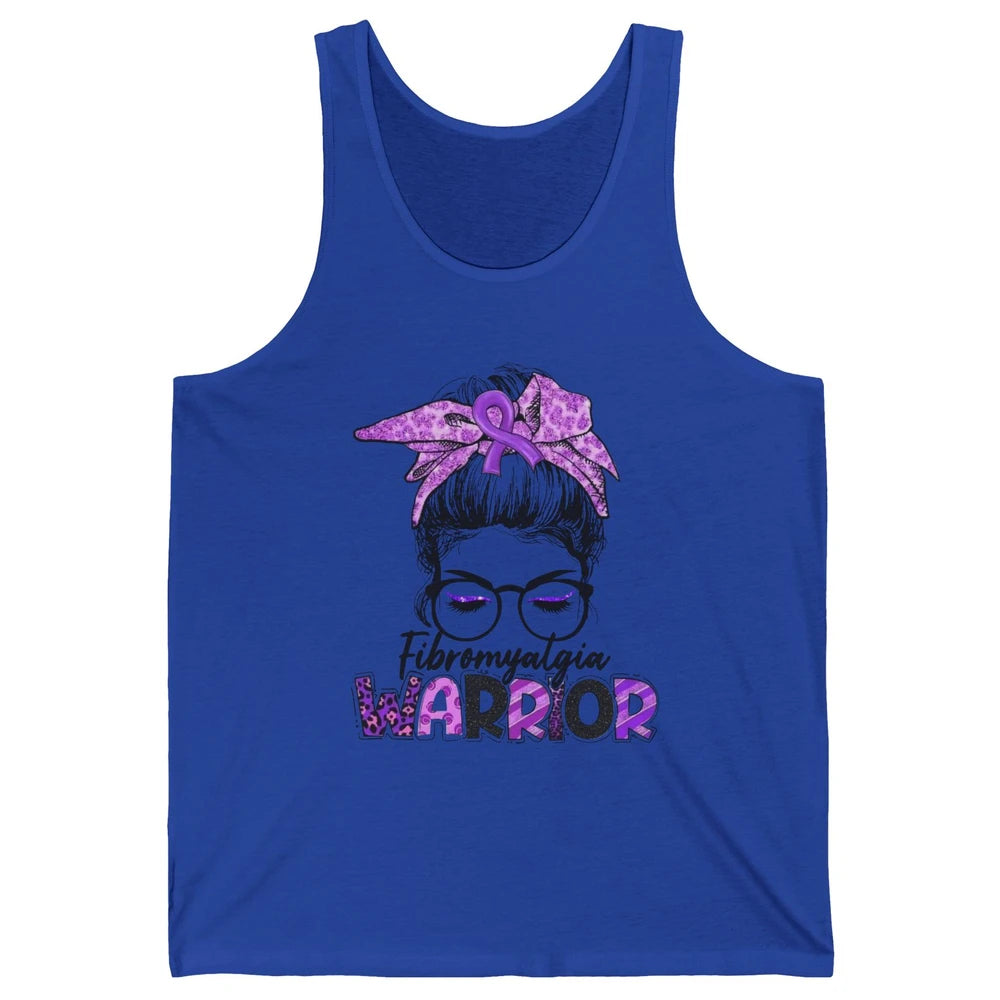 Fibromyalgia Warrior Strong Women Fibromyalgia Awareness Unisex Jersey Tank