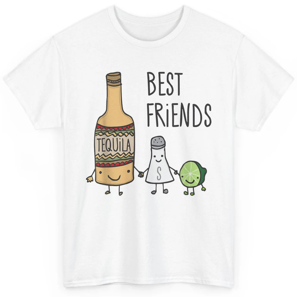 Best Friends Tequila Salt Lime Margarita Drink Wine Pun Joke Classic Unisex T-Shirt