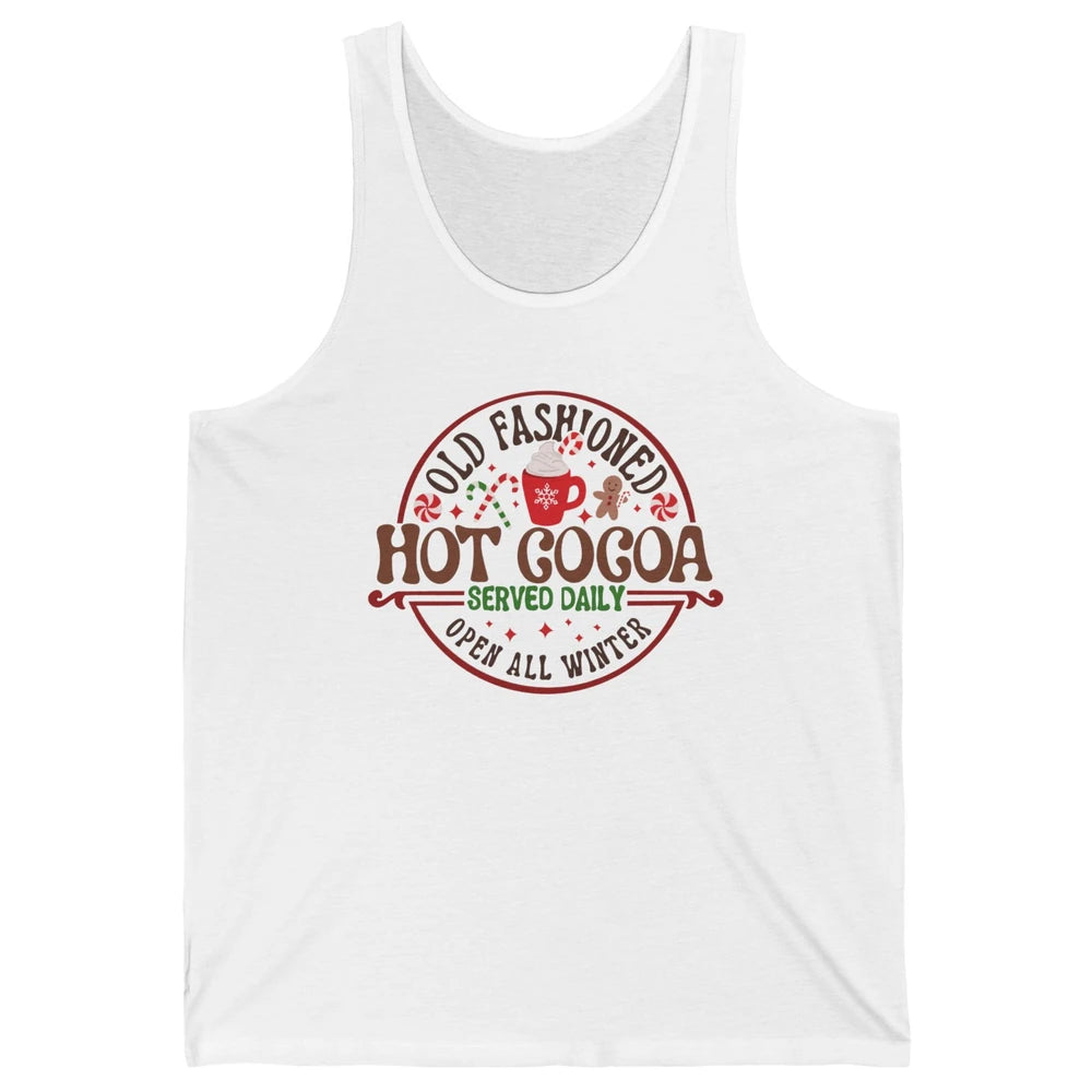 Christmas Gingerbread Hot Cocoa Hot Chocolate Christmas Unisex Jersey Tank