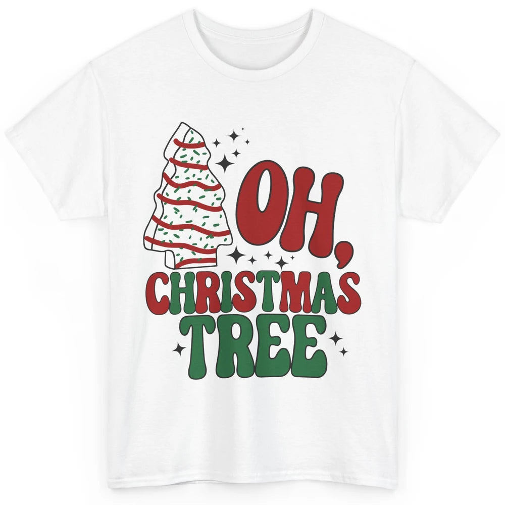 Oh Christmas Tree Cakes Tis The Season Christmas Cake Lovers Classic Unisex T-Shirt