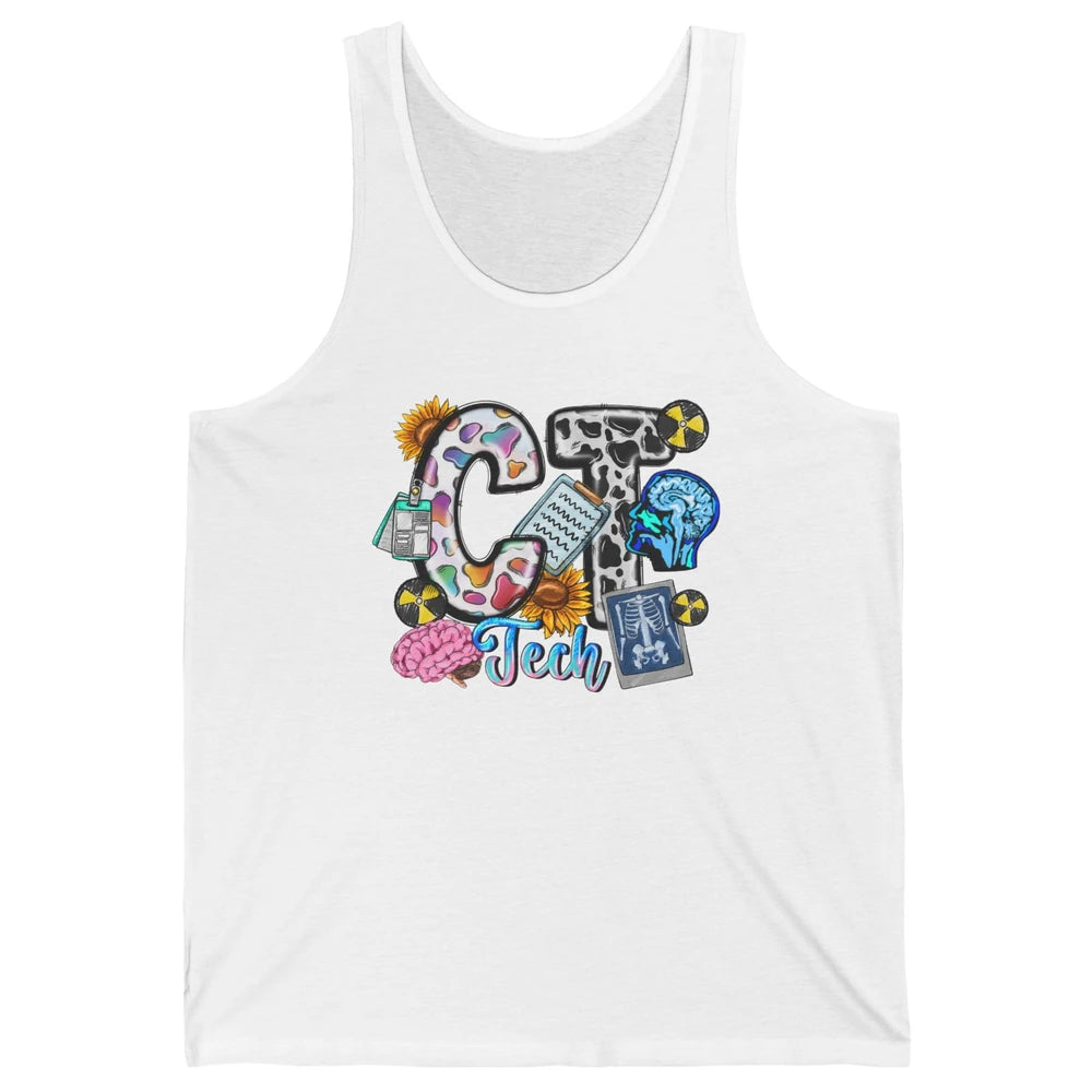 CT Tech Computed Tomography Tech Radiology Technologist Unisex Jersey Tank