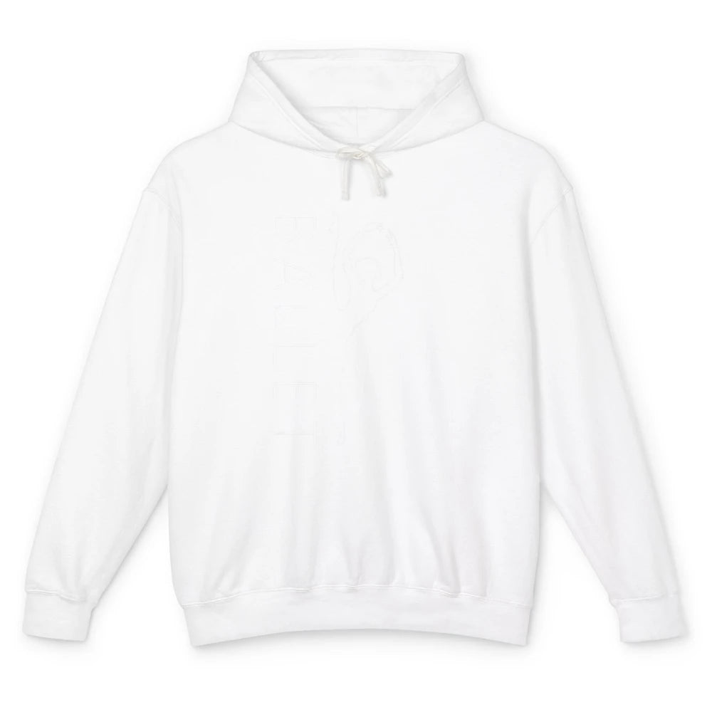 Ballet Girl On Pointe Minimalist Ballerina Dancer Dancing Unisex Lightweight Hoodie