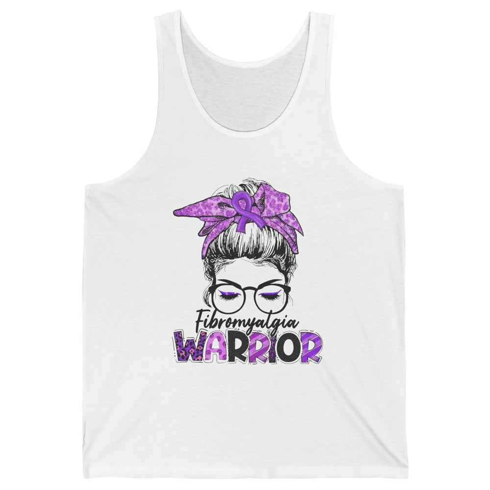 Fibromyalgia Warrior Strong Women Fibromyalgia Awareness Unisex Jersey Tank