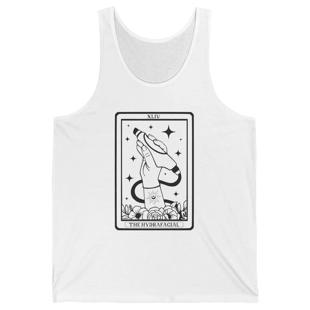 The Hydrafacial Tarot Card Skin Treatment Cosmetologist Life Unisex Jersey Tank