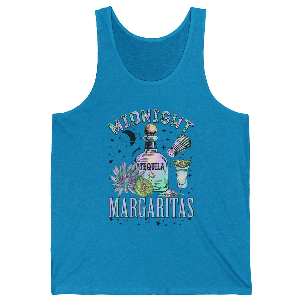 Midnight Tequila Margaritas Lime Tequila Drink Magic Witches Unisex Jersey Tank