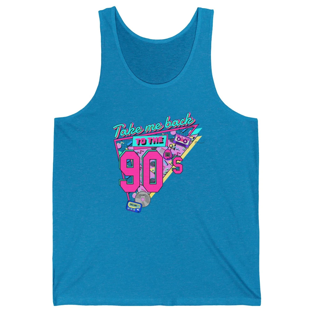 Retro 90s Take Me Back To The 1990s Cassette Made In The 90s Unisex Jersey Tank