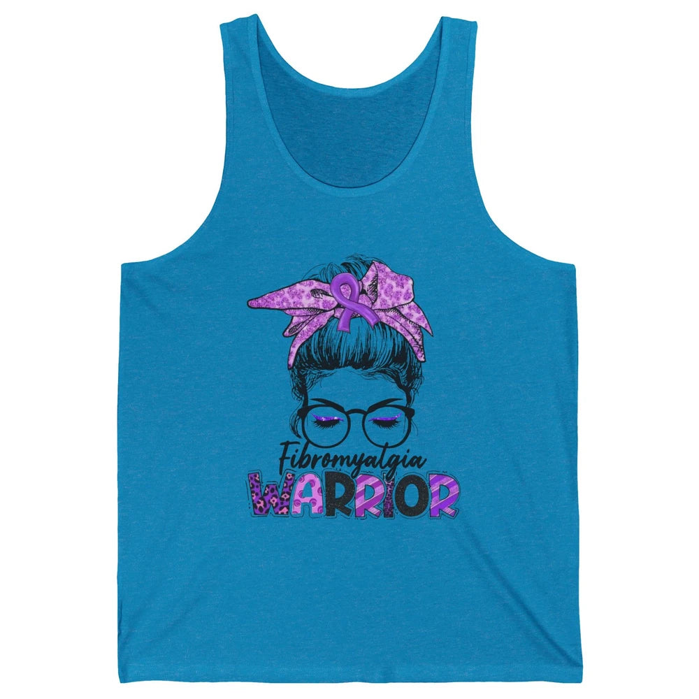 Fibromyalgia Warrior Strong Women Fibromyalgia Awareness Unisex Jersey Tank