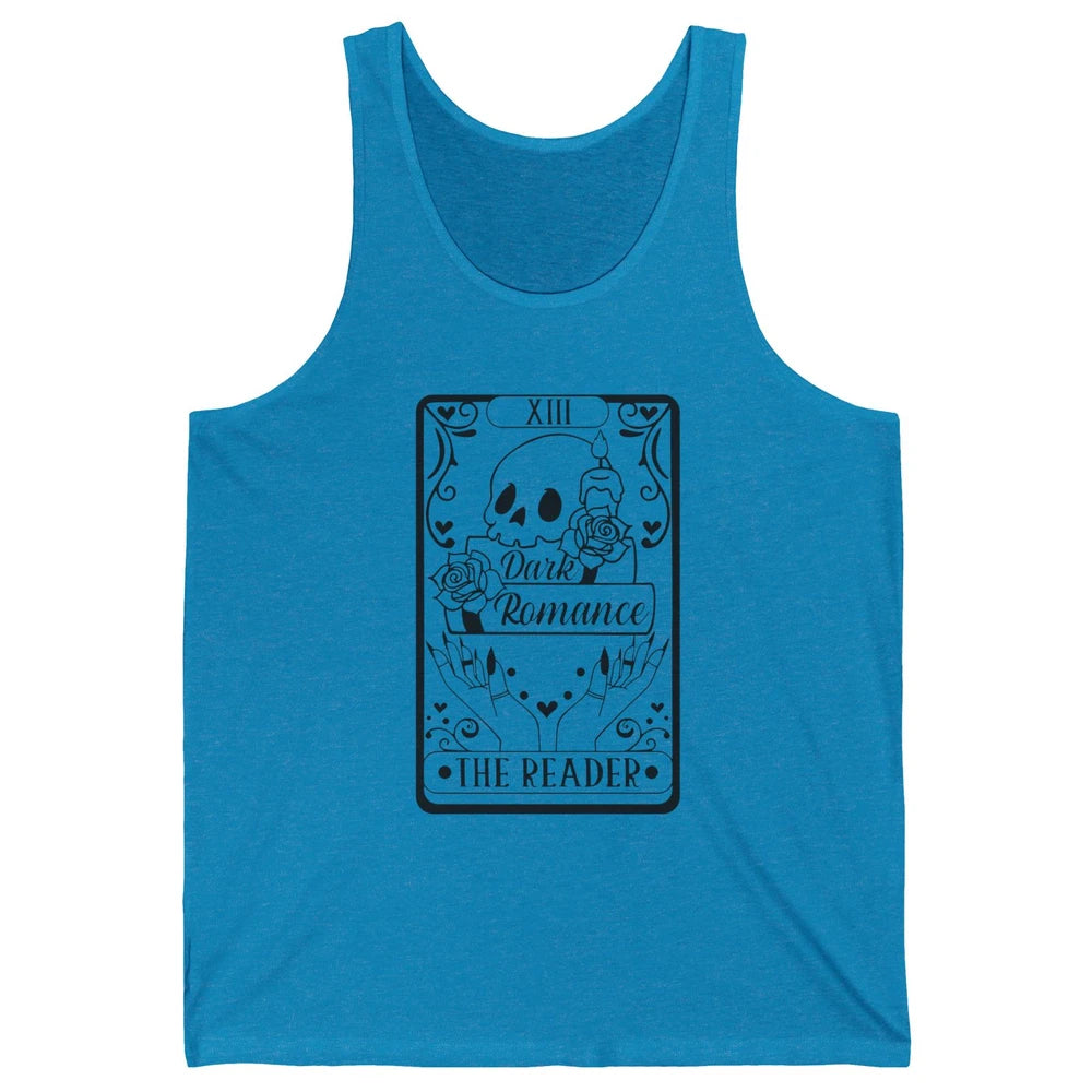 The Reader Dark Romance Tarot Card Halloween Book Lovers Unisex Jersey Tank