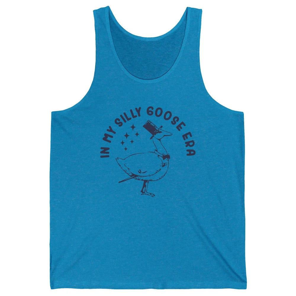 Funny In My Silly Goose Era Silly Goose Sarcastic Goose Meme Unisex Jersey Tank
