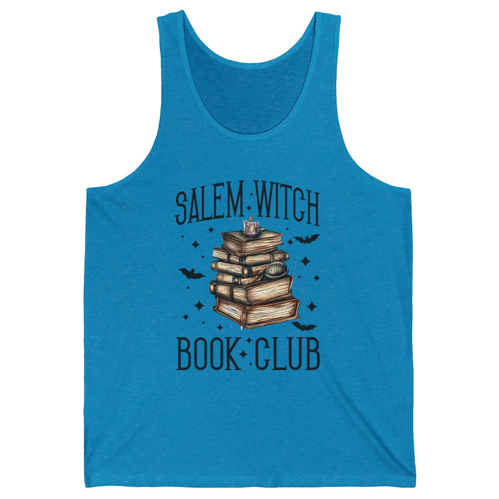Retro Halloween Salem Witch Book Club Booknerd Reading Lover Unisex Jersey Tank
