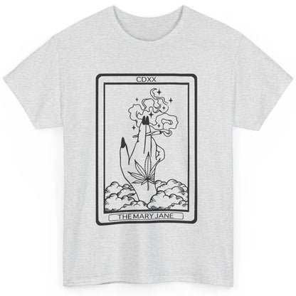 Vintage Weed Mary Jane Tarot Card Weed Smoker Smoking Lady Classic Unisex T-Shirt