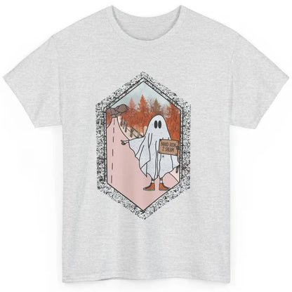 Funny Ghost Need Ride To Salem Witch Halloween Costume Classic Unisex T-Shirt