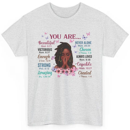Black Girl God Says I Am Afro Woman Christian Religious Gift Classic Unisex T-Shirt