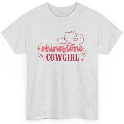 Retro Rhinestone Cowgirl Hippie Western Country Cowgirls Classic Unisex T-Shirt