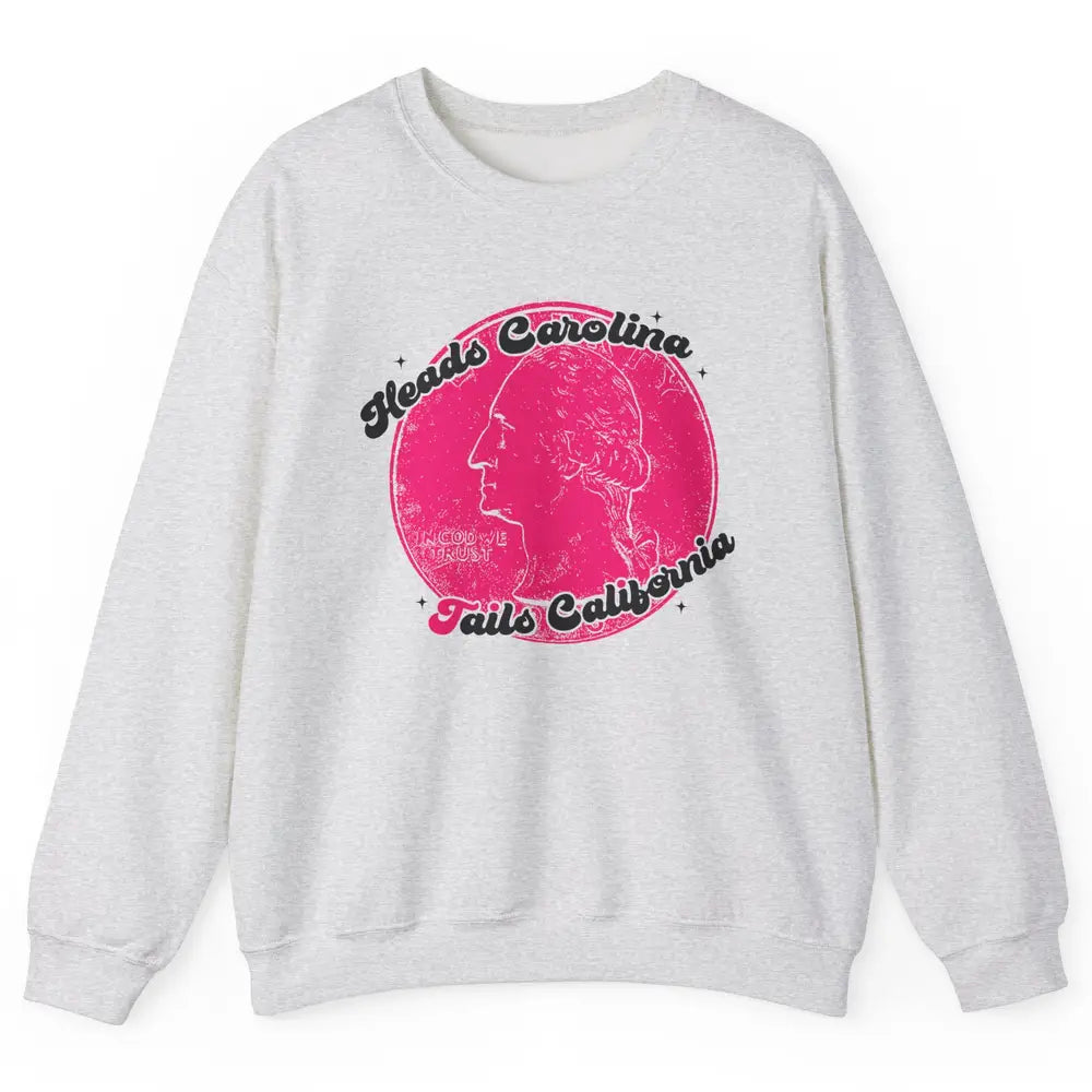 Vintage Heads Carolina Tail California Western Country Unisex Crewneck Sweatshirt
