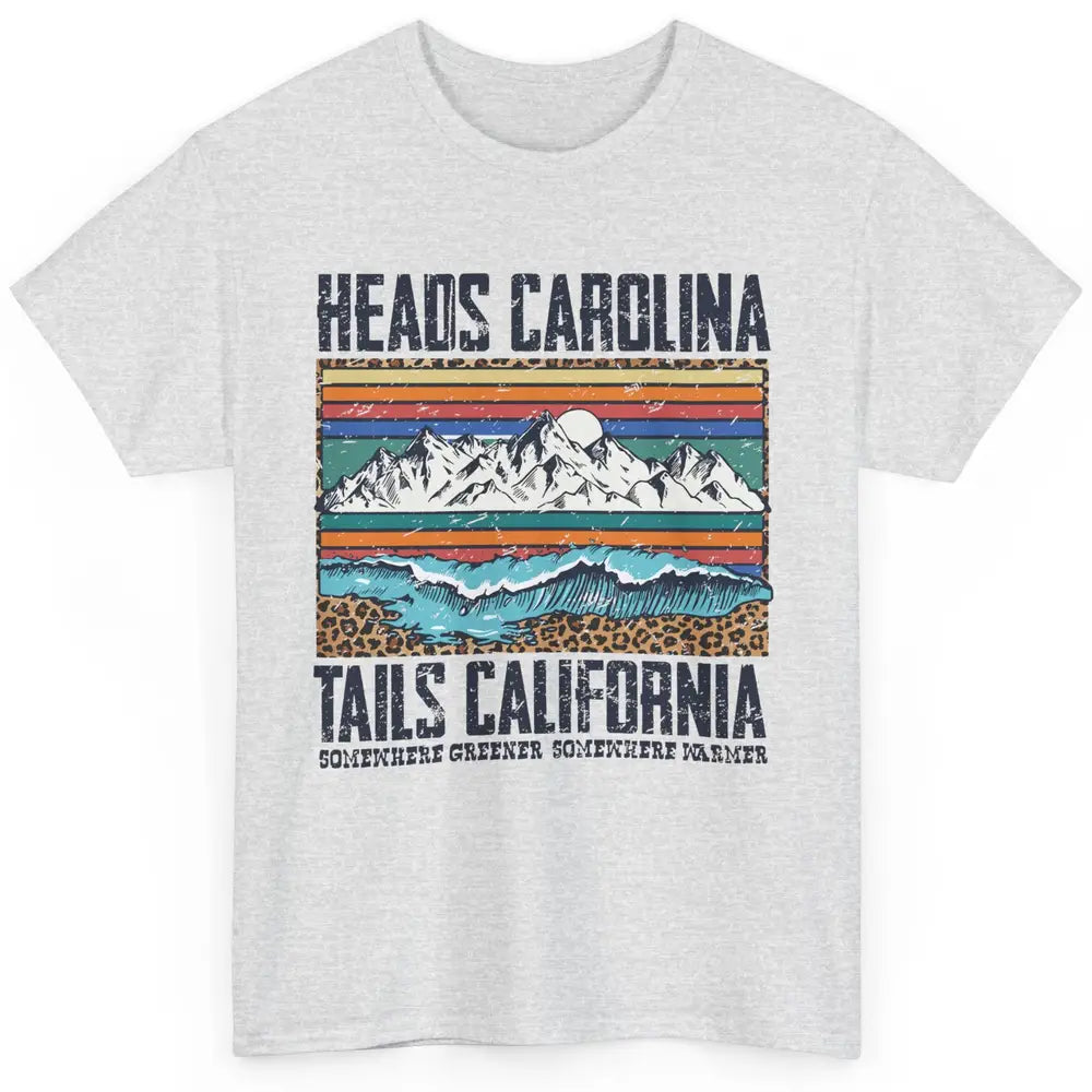 Vintage Heads Carolina Tail California Summer Beach Paradise Classic Unisex T-Shirt