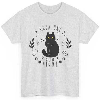 Black Cat Witch Creature Of The Night Halloween Cat Costume Classic Unisex T-Shirt