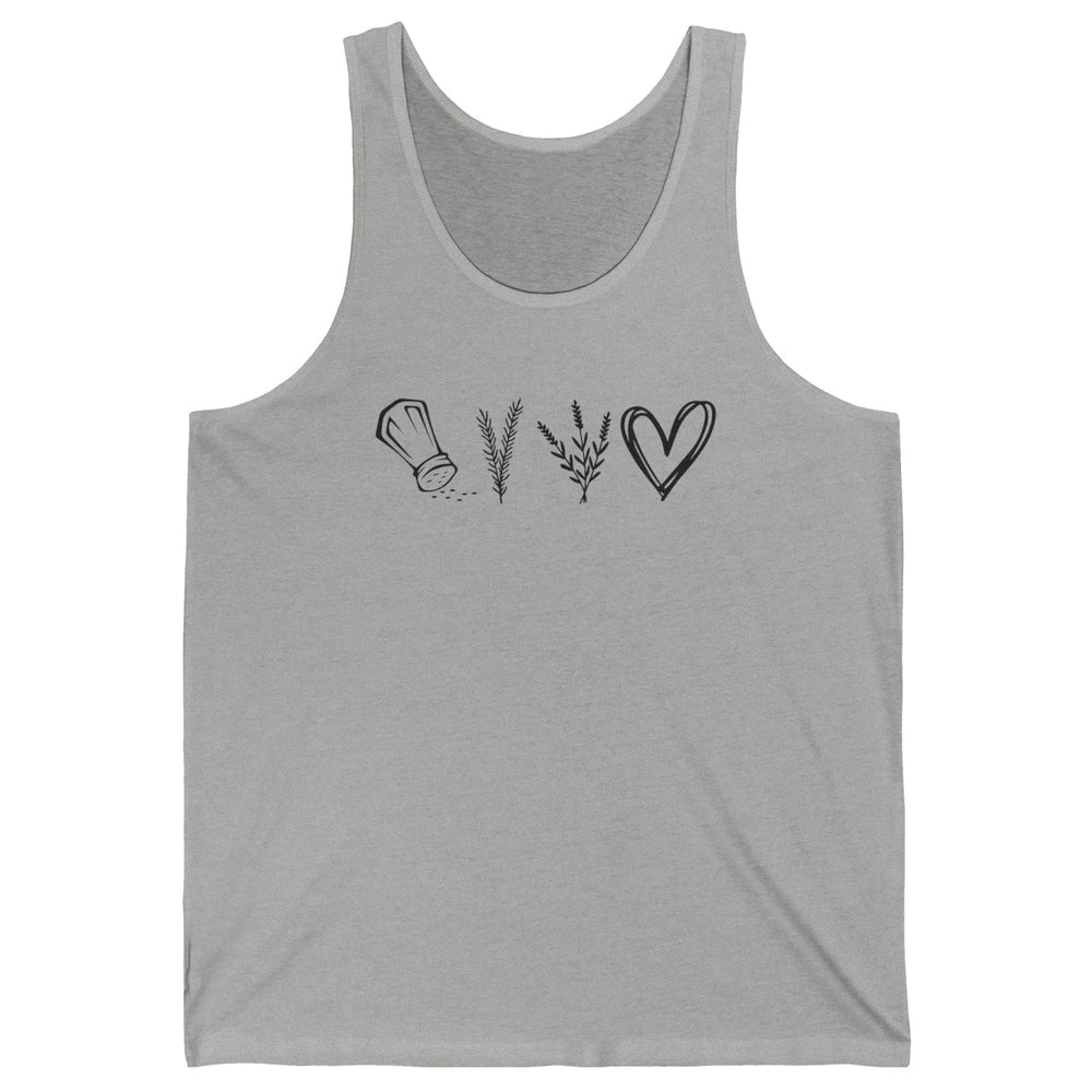 Practical Magic Witch Salt Rosemary Lavender Love Gardening Unisex Jersey Tank