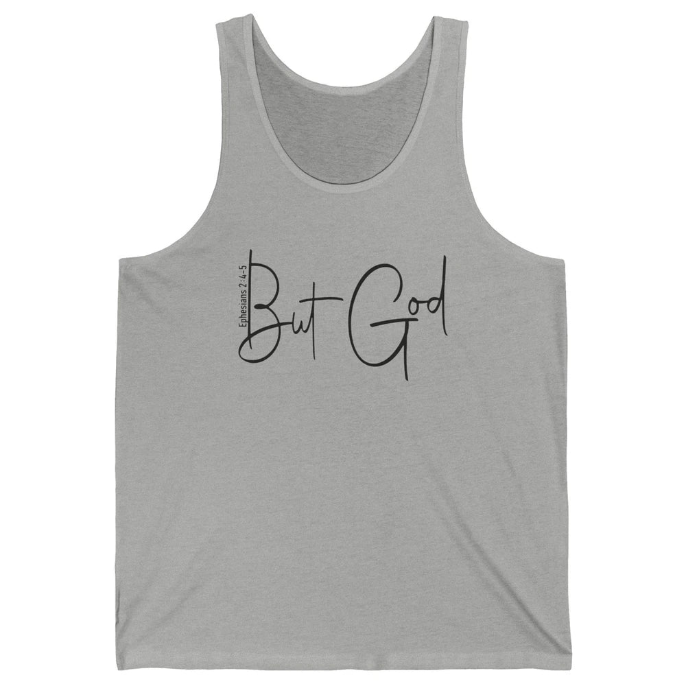 Christian Faith But God Bible Verse Ephesians Motivational Unisex Jersey Tank
