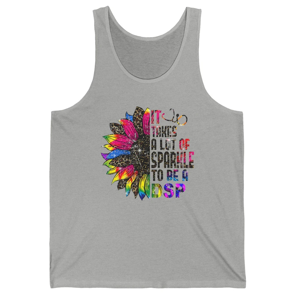 Sunflower DSP Take Sparkle To Be Direct Support Professional Unisex Jersey Tank