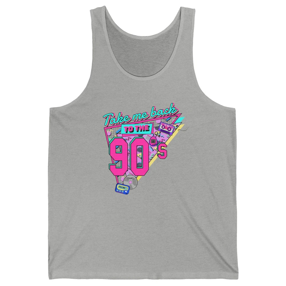 Retro 90s Take Me Back To The 1990s Cassette Made In The 90s Unisex Jersey Tank