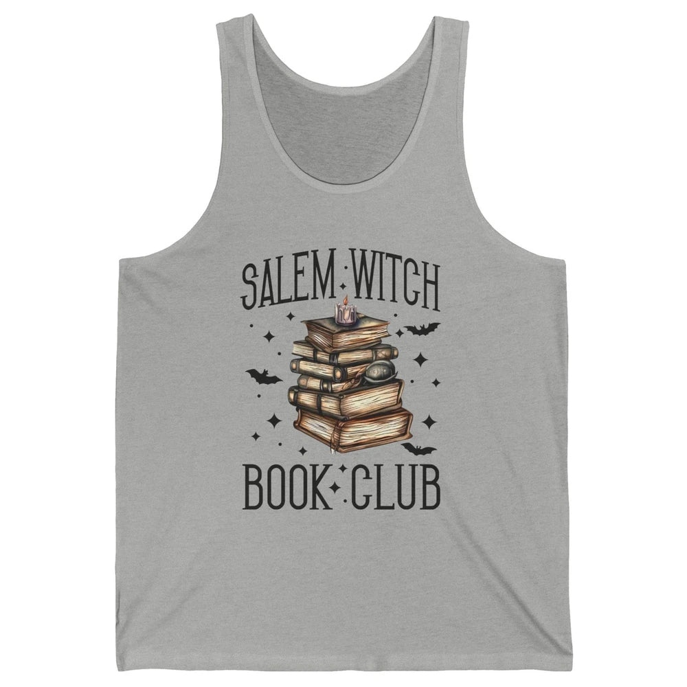 Retro Halloween Salem Witch Book Club Booknerd Reading Lover Unisex Jersey Tank