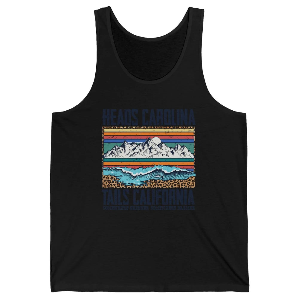 Vintage Heads Carolina Tail California Summer Beach Paradise Unisex Jersey Tank