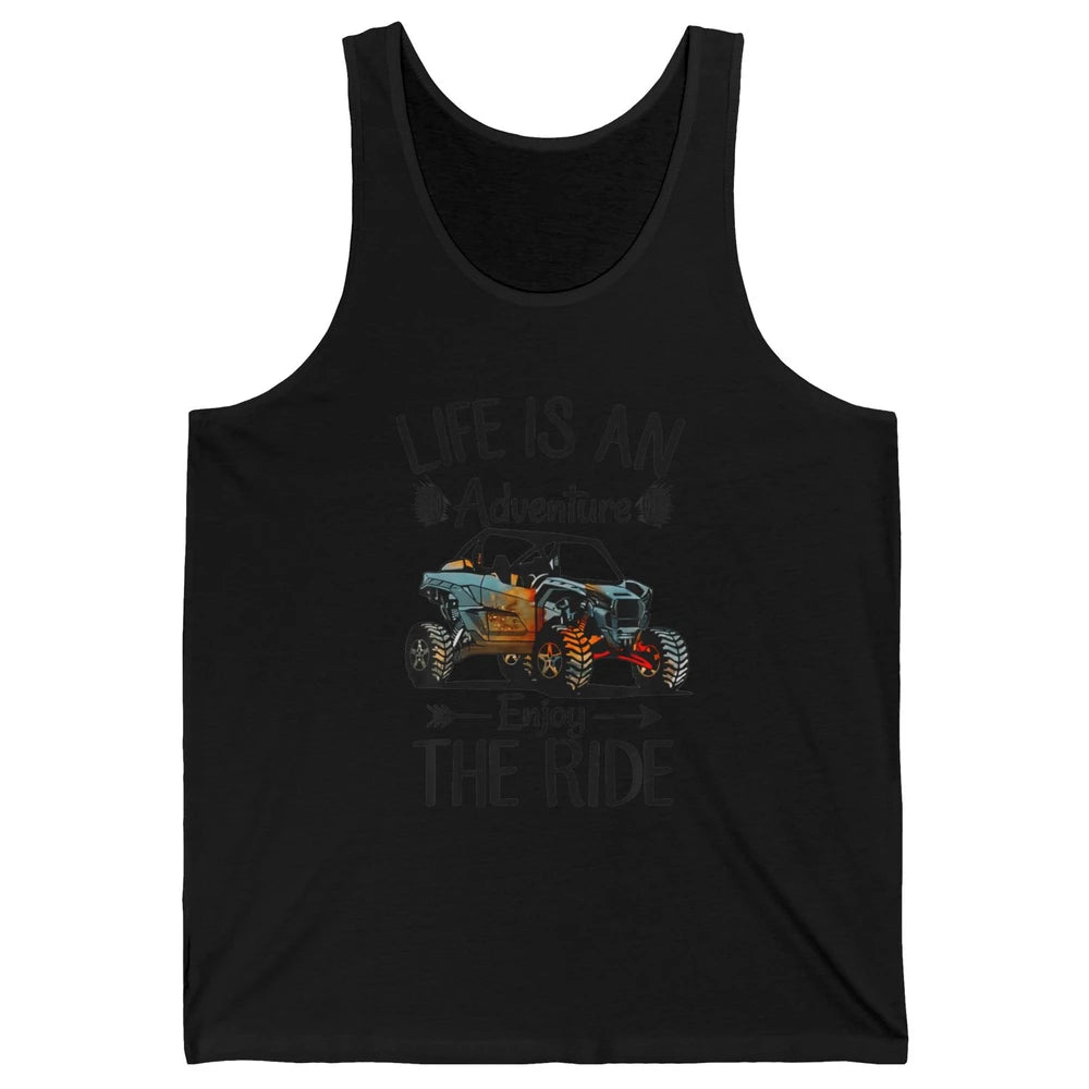 Retro Enjoy The Ride ATV Rider UTV Mud Riding SXS Offroad Unisex Jersey Tank