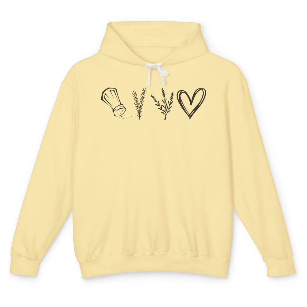 Practical Magic Witch Salt Rosemary Lavender Love Gardening Unisex Lightweight Hoodie