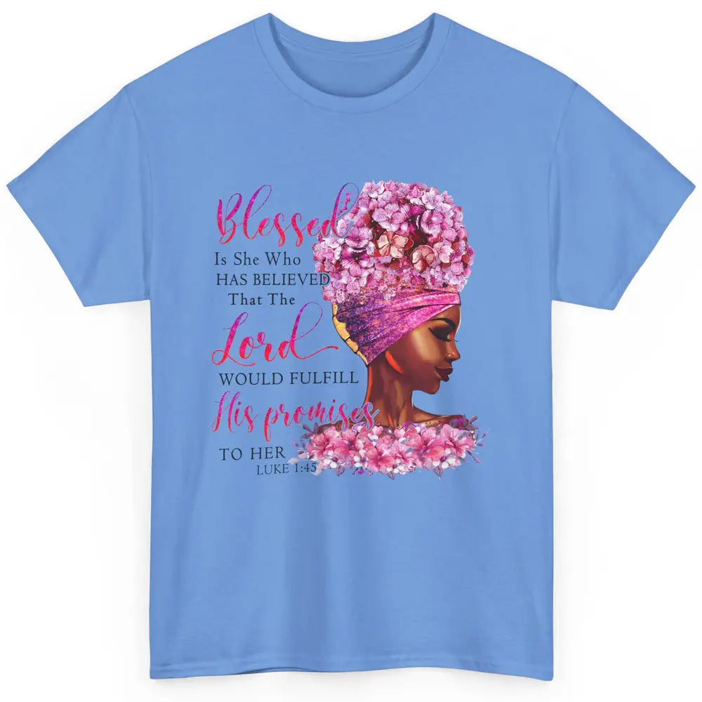 Black Girl In The Midst Of Storm Believe In God Christian Classic Unisex T-Shirt