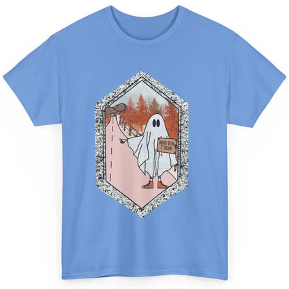 Funny Ghost Need Ride To Salem Witch Halloween Costume Classic Unisex T-Shirt
