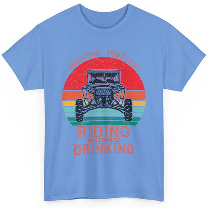 Vintage UTV Weekend Forecast Drinking Mud Riding SXS Life Classic Unisex T-Shirt