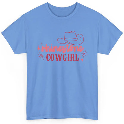 Retro Rhinestone Cowgirl Hippie Western Country Cowgirls Classic Unisex T-Shirt