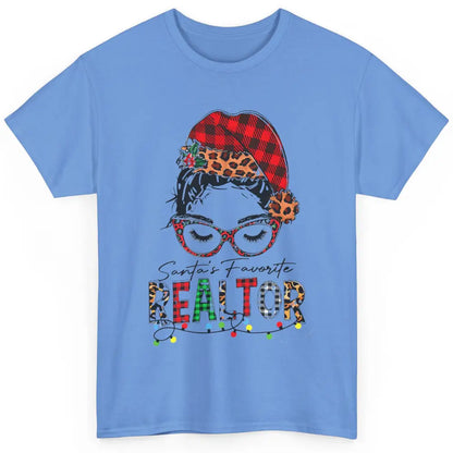 Merry Christmas Xmas Santa Messy Hair Realtor Real Estate Classic Unisex T-Shirt