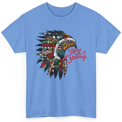 Christmas Headdress Indian Hat Leopard Western Christmas Classic Unisex T-Shirt