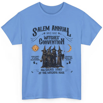 Retro Salem Annual Witches Convention Halloween Witch Magic Classic Unisex T-Shirt
