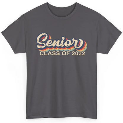 Vintage Retro Senior 2022 Graduation Class Of 2021 Men Women Classic Unisex T-Shirt