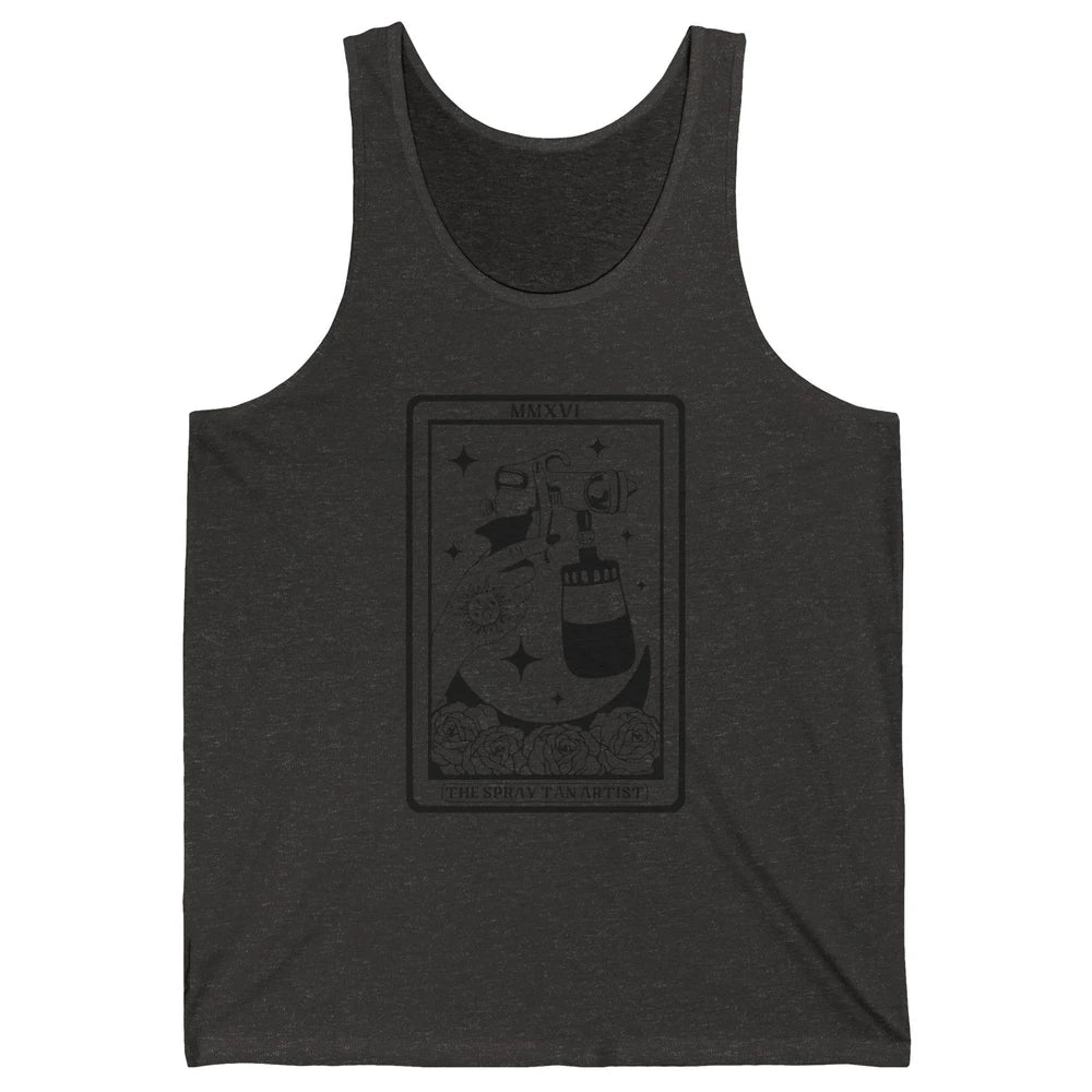 The Spray Tan Artist Tarot Card Beautician Spray Tan Tech Unisex Jersey Tank