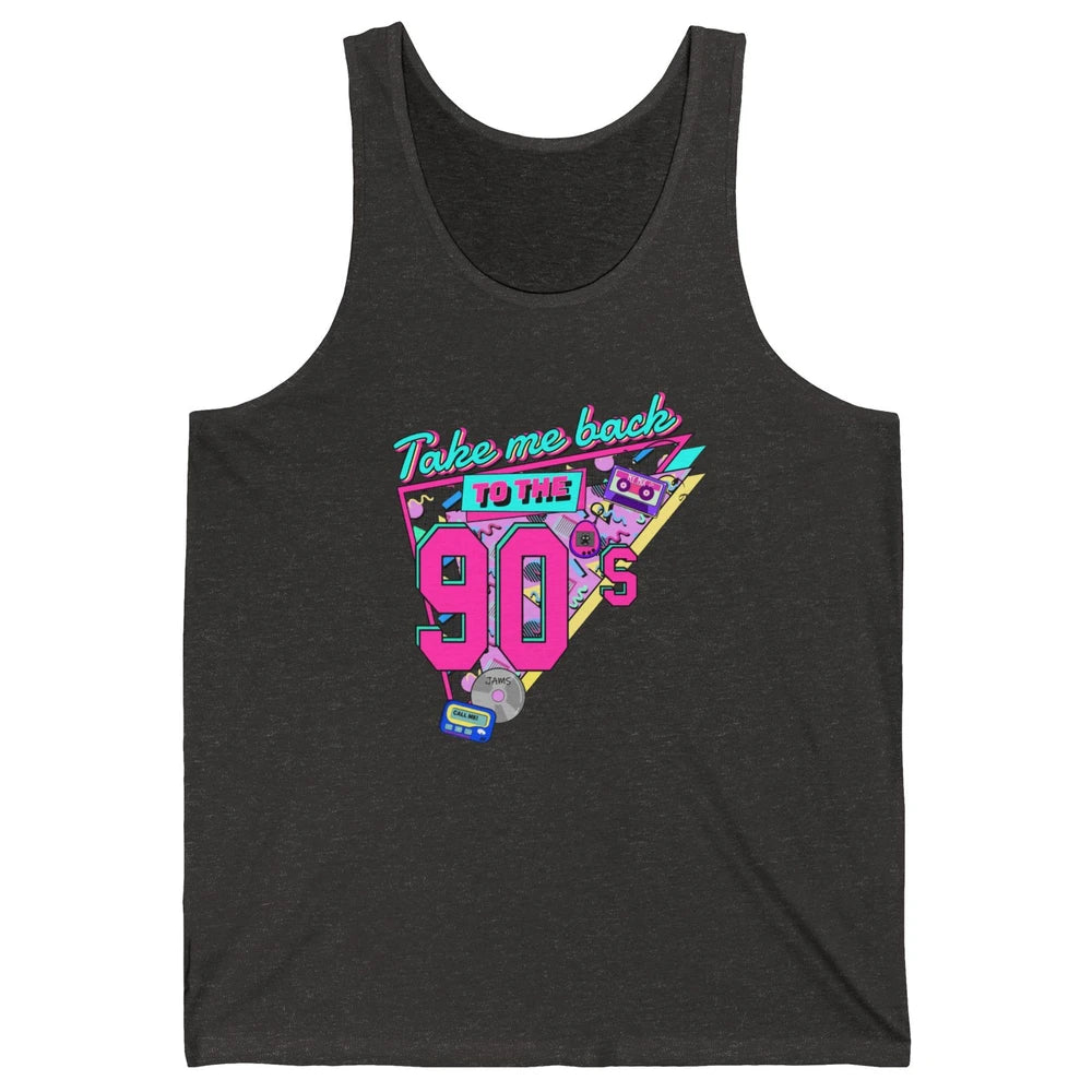 Retro 90s Take Me Back To The 1990s Cassette Made In The 90s Unisex Jersey Tank